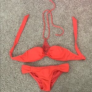 Stylish Red Bikini Set